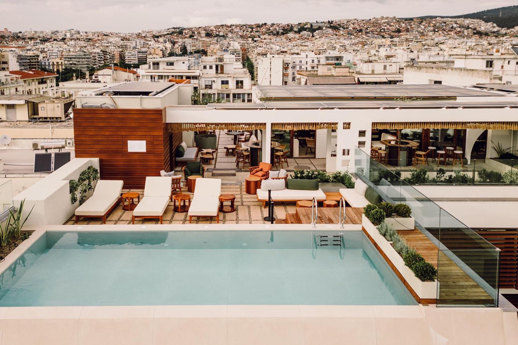 Monasty, Thessaloniki, Autograph Collection Hotel Exterior photo The hotel's rooftop pool