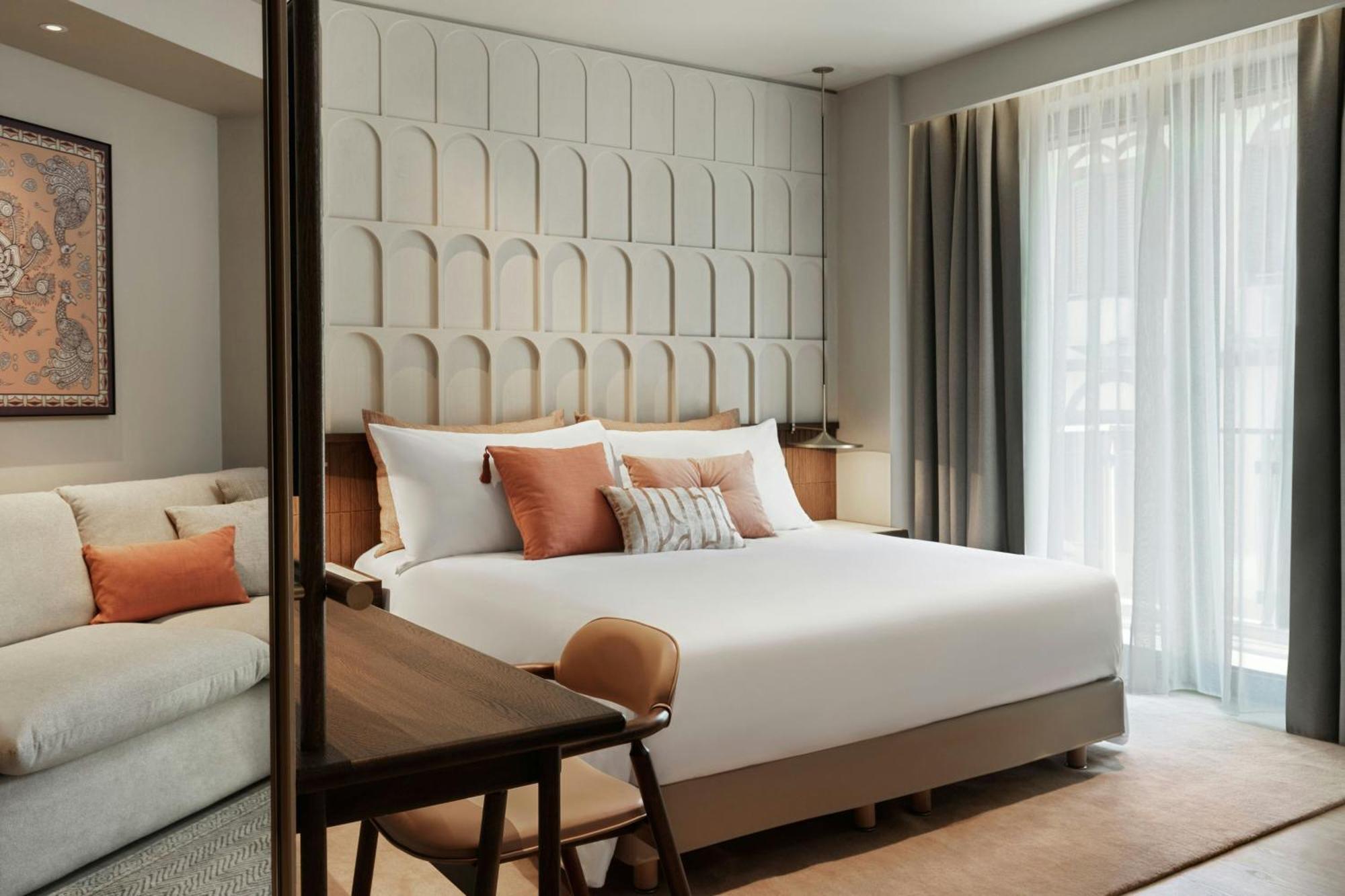 Monasty, Thessaloniki, Autograph Collection Hotel Exterior photo A bedroom at the hotel