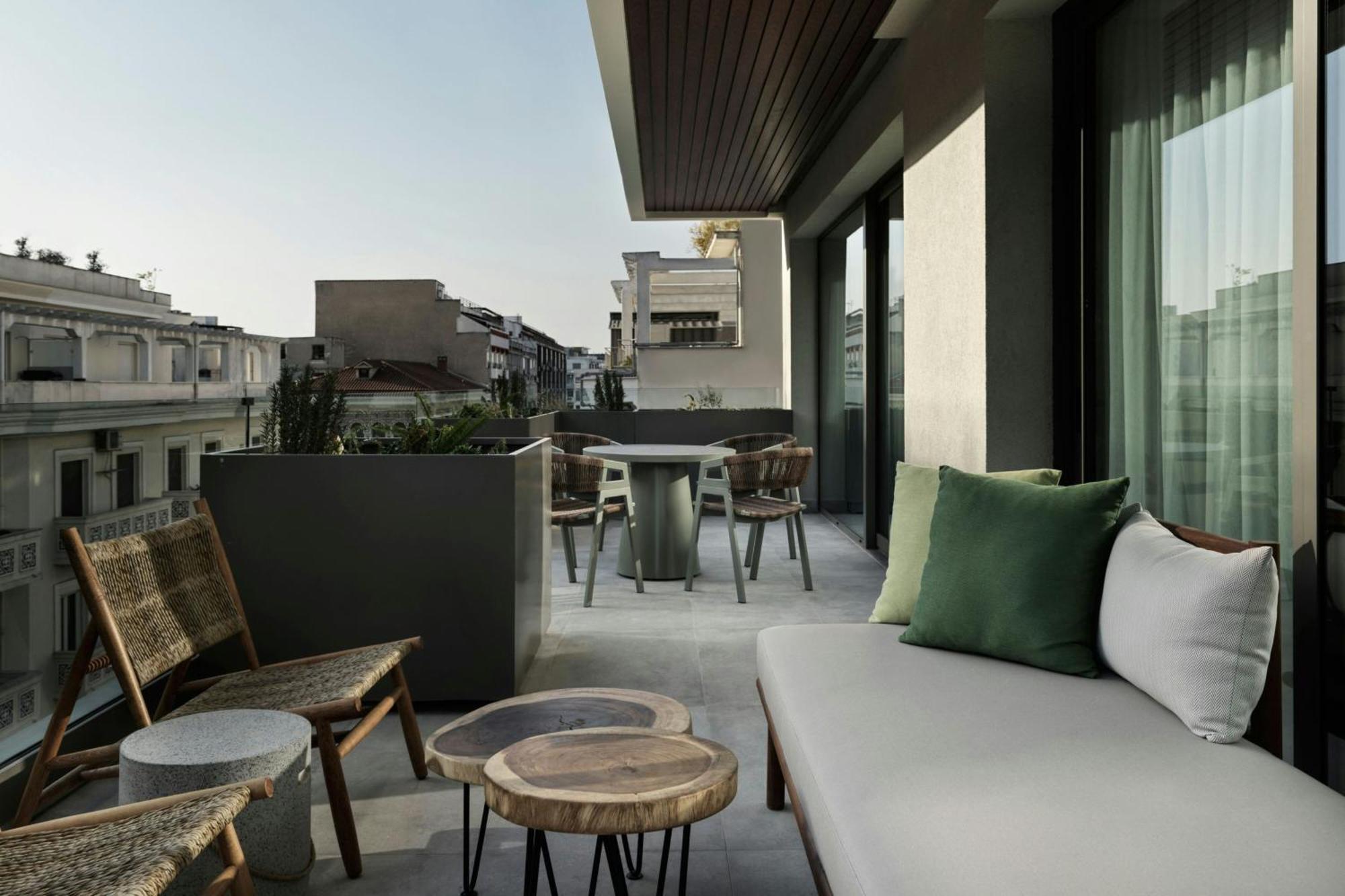 Monasty, Thessaloniki, Autograph Collection Hotel Exterior photo The hotel's rooftop